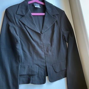 NWT black pinstripe blazer